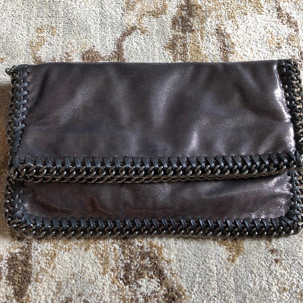 Brown Shimmer Crossbody Bag